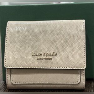 Kate Spade Light Tan with Light Pink Inner Wallet (Box Included)